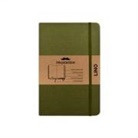 Moustachine - Moustachine Classic Linen Hardcover Military Green Blank Pocket