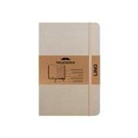 Moustachine - Moustachine Classic Linen Hardcover Light Tan Lined Pocket