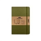 Moustachine - Moustachine Classic Linen Hardcover Military Green Lined Pocket
