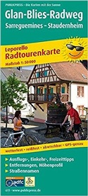 PublicPress Radwanderkarte Glan-Blies-Radweg, 12 Teilktn.