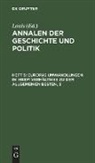 Louis, Louis - Annalen der Geschichte und Politik - Heft 3: Europas Umwandlungen in ihrem Verhältniß zu dem allgemeinen Besten