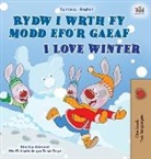 Shelley Admont, Kidkiddos Books - I Love Winter (Welsh English Bilingual Book for Kids)