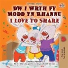 Shelley Admont, Kidkiddos Books - I Love to Share (Welsh English Bilingual Children's Book)