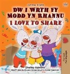Shelley Admont, Kidkiddos Books - I Love to Share (Welsh English Bilingual Children's Book)