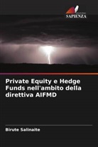 Birute Salinaite - Private Equity e Hedge Funds nell'ambito della direttiva AIFMD