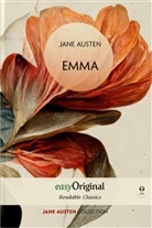 Jane Austen, EasyOriginal Verlag - Emma (with audio-online) Readable Classics Geschenkset + Marmorträume Schreibset Premium, m. 1 Beilage, m. 1 Buch