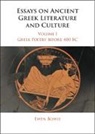 Ewen Bowie, Ewen (University of Oxford) Bowie, Bowie Ewen - Essays on Ancient Greek Literature and Culture