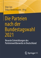 Uwe Jun, Niedermayer, Oskar Niedermayer - Die Parteien nach der Bundestagswahl 2021