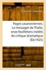 Giacomo Casanova, Casanova-g - Pages casanoviennes. le messager