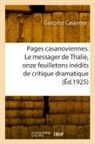 Giacomo Casanova, Casanova-G - Pages casanoviennes. le messager