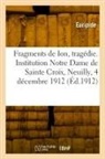 Euripide, Euripides - Fragments de ion, tragedie.