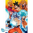 DRAGON BALL SUPER Poster. "Goku's transformations"