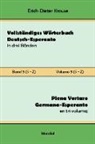 Erich-Dieter Krause - Vollständiges Wörterbuch Deutsch-Esperanto in drei Bänden. Band 3 (S-Z)