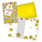 Doppelkarte. E' Un Giorno Fantastico Sii Felice (Smile)