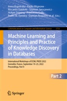Giuseppina Andresini, Annalisa Appice, Przemyslaw Biecek, Albert Bifet, Michaela Blott, Ilaria Bordino... - Machine Learning and Principles and Practice of Knowledge Discovery in Databases
