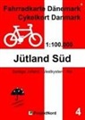 Jens Uwe Mollenhauer - 4 Fahrradkarte Dänemark / Cykelkort Danmark 1:100.000 - Jütland Süd