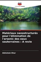 Abhishek Dhar - Matériaux nanostructurés pour l'élimination de l'arsenic des eaux souterraines : A revie