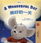 Kidkiddos Books, Sam Sagolski - A Wonderful Day (English Chinese Bilingual Book for Kids - Mandarin Simplified)