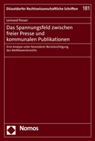 Lennard Posser - Das Spannungsfeld zwischen freier Presse und kommunalen Publikationen