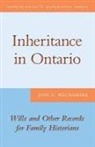 Jane E MacNamara, Jane E. MacNamara - Inheritance in Ontario