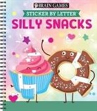 Brain Games, New Seasons, Publications International Ltd - Brain Games - Sticker by Letter: Silly Snacks