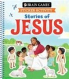 Brain Games, Little Grasshopper Books, Publications International Ltd, Dan Crisp, Stacy Peterson - Brain Games - Sticker Activity: Stories of Jesus (for Kids Ages 3-6)