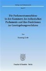 Henning Grub - Die Parlamentsausschüsse in den Kammern des italienischen Parlaments und ihre Funktionen im Gesetzgebungsverfahren.