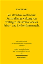 Simon Horn - Vis attractiva contractus: Ausstrahlungswirkung von Verträgen im Internationalen Privat- und Zivilverfahrensrecht