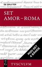 Ovid, Tibull, Niklas Holzberg - [Midi-Set AMOR - ROMA: Liebe und Erotik im alten Rom, Tusculum], 4 Teile