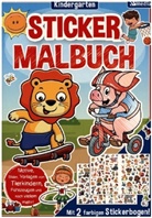 media Verlagsgsellschaft mbH - Mal- & Stickerbuch Kindergarten