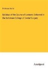 Harris - Syllabus of the Course of Lectures Delivered in the Baltimore College of Dental Surgery