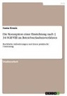 Ivana Kvesic - Die Konzeption einer Einrichtung nach § 34 SGB VIII im Betriebserlaubnisverfahren
