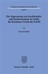 Bertram Bombe - Die Abgrenzung von Gesellschafts- und Insolvenzstatut im Lichte des Kornhaas-Urteils des EuGH.
