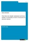 Hanna Schneider - One does not simply summarize previous studies. A systematic review of research on internet memes