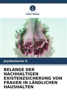 Jeyabaskaran S, Jeyabaskaran S. - BELANGE DER NACHHALTIGEN EXISTENZSICHERUNG VON FRAUEN IN LÄNDLICHEN HAUSHALTEN