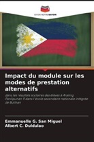 Albert C. Duldulao, Emmanuelle G. San Miguel - Impact du module sur les modes de prestation alternatifs