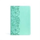 Csb Bibles By Holman - CSB Large Print Thinline Bible, Light Teal Leathertouch, Value Edition