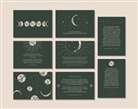 Johanna Kramer - Schönes Postkarten Set "Sei wie der Mond"