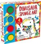 Igloobooks, Sarah Lawrence - Dinosaur Sponge Art: With 4 Sponge Tools and 4 Jars of Paint