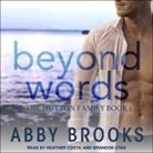 Abby Brooks, Heather Costa, Brandon Utah - Beyond Words Lib/E (Audio book)