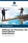 Alexei Maksurov - Haftung von Personen, die Unternehmen kontrollieren