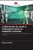 Tanya Carrera - L'effectivité du droit à l'éducation dans la modalité virtuelle