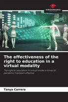 Tanya Carrera - The effectiveness of the right to education in a virtual modality