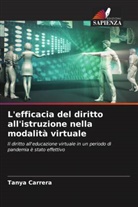 Tanya Carrera - L'efficacia del diritto all'istruzione nella modalità virtuale