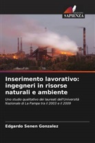 Edgardo Senen Gonzalez - Inserimento lavorativo: ingegneri in risorse naturali e ambiente