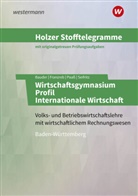 Markus Bauder, Markus u a Bauder, Birgit Franzreb, Volker Holzer, Volker u a Holzer, Thomas Paaß... - Holzer Stofftelegramme Baden-Württemberg - Wirtschaftsgymnasium