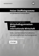 Markus Bauder, Markus u a Bauder, Birgit Franzreb, Volker Holzer, Volker u a Holzer, Thomas Paaß... - Holzer Stofftelegramme Baden-Württemberg - Wirtschaftsgymnasium