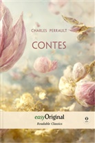 Charles Perrault, EasyOriginal Verlag - Contes (with audio-online) Readable Classics Geschenkset + Eleganz der Natur Schreibset Basics, m. 1 Beilage, m. 1 Buch