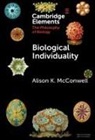 Alison K McConwell, Alison K. (University of Massachusetts Mcconwell - Biological Individuality