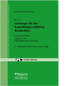 AHO Ausschuss der Ingenieurverbände und Ingenieurkammern für die Honorarordnung e. V., AHO Ausschuss der Ingenieurverbände und Ingenieurkammern für die Honorarordnung e.V., AHO Ausschuss der Ingenieurverbände - Leistungen für den bauordnungsrechtlichen Brandschutz